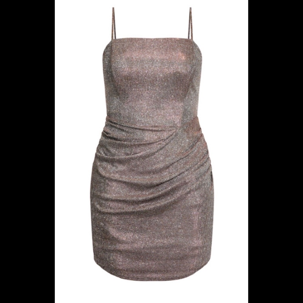 NWT City Chic Bronze Dress - Size 22 - Picture 2 of 7